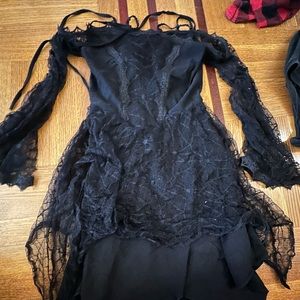 Halloween costume, Spiderweb lace, M Women’s